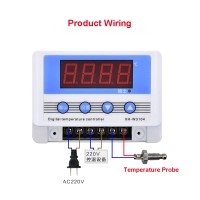 AC220V Digital Thermostat Thermocouple High Temperature Industrial Temperature