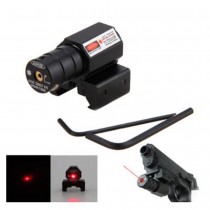 2PCS Red Light Sight Mini Dual Purpose Red Dot Sight Adjustable Infrared Laser