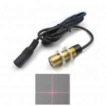 Class ⅢA 635NM 5MW M12*1 Threaded Shell Red Laser Infrared Emission Lamp Cross/Piont/Line Laser Module