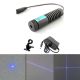 405nm 100mW-500mW Laser Module Blue-violet Dot/Cross/Line + Adapter + 22mm Bracket