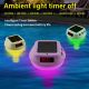 New Solar LED Digital Temperature Gauge RGB aura Light Wireless Pool Thermometer
