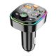 Car Bluetooth Receiver 5.0 Non destructive Multi functional Player with Atmosphere Light Car Supplies Charging Fast Charging