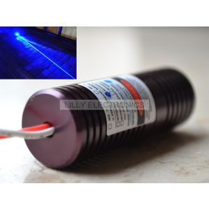 3-5V 445nm-450nm 200mw Blue Ray Focusable Adjustable Laser Dot Module w Driver in